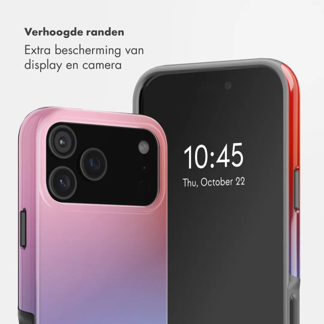 Selencia Hoesje iPhone 17 Pro Max Gradient Soft Blush