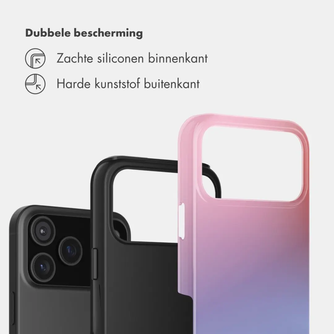 Selencia Hoesje iPhone 17 Pro Max Gradient Soft Blush