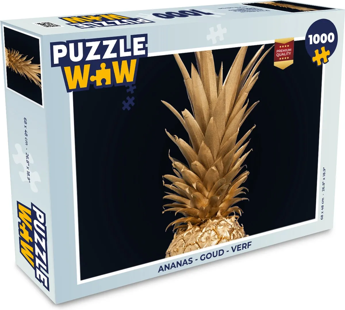 PuzzleWow Ananas Legpuzzel 1000 Stuks