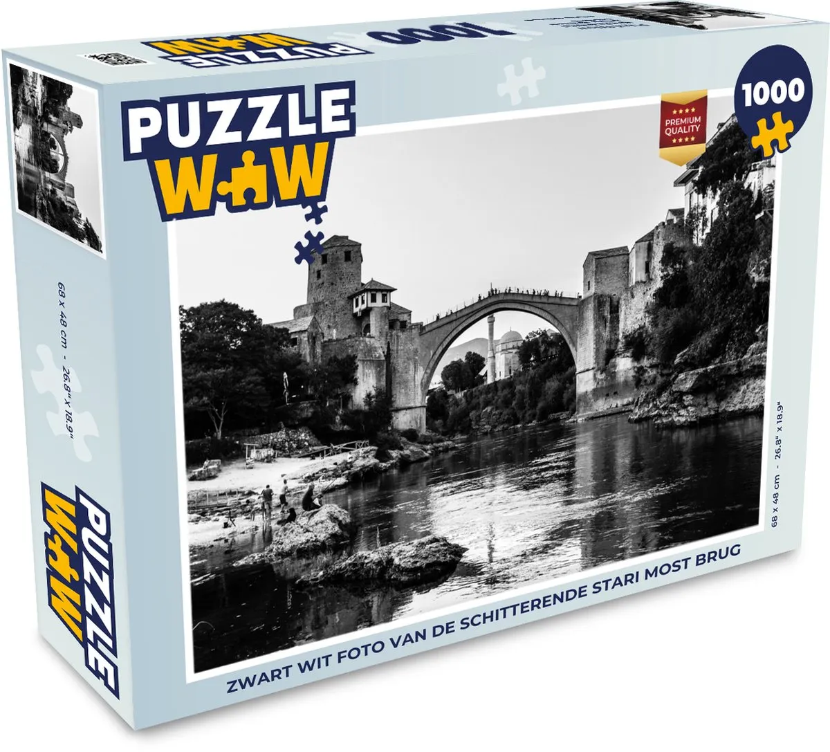 PuzzleWow Legpuzzel Stari Most 1000 Stuks