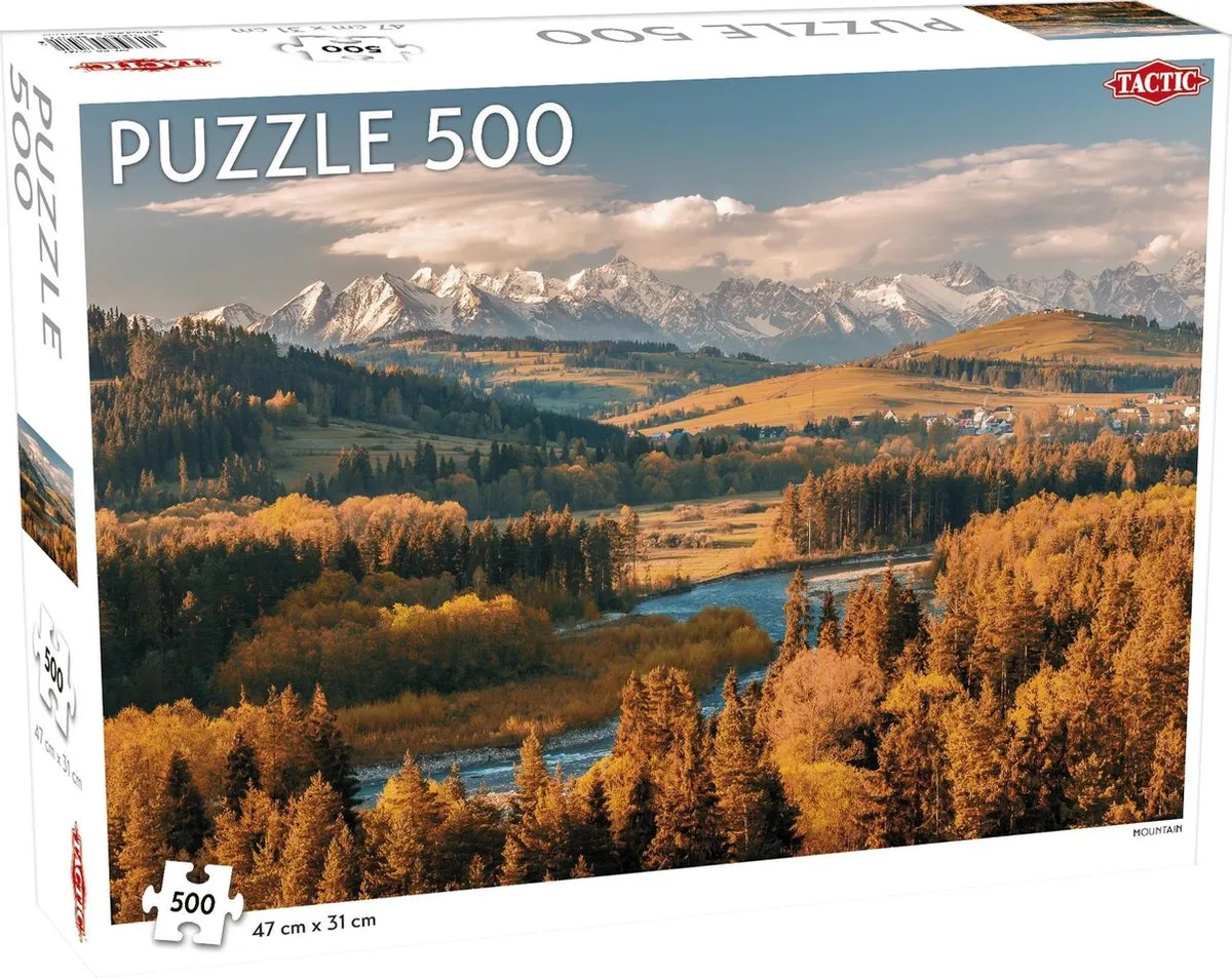Tactic Landscape Mountain Puzzel 500 Stuks