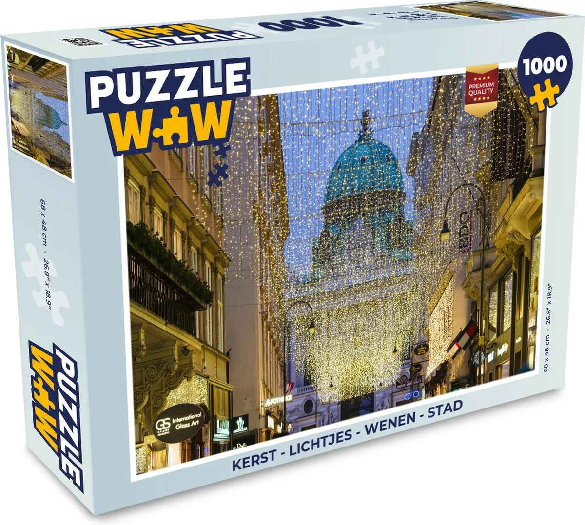 PuzzleWow Kerst Lichtjes Puzzel 1000 Stuks