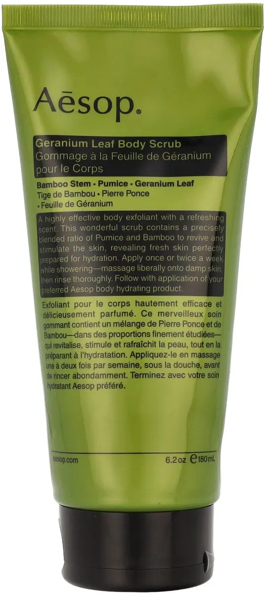 Aesop Geranium Leaf Body Scrub 180ml