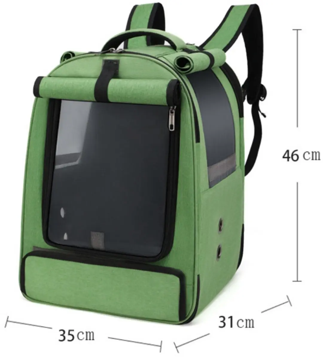 papegaaien rugzak met gaas 35 cm breed 31 cm diep 46 cm hoog