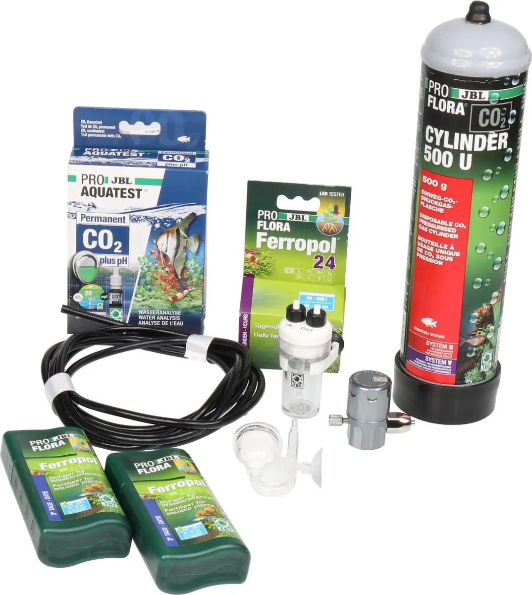 JBL Proflora CO₂ Basic Set U Bemestingssysteem - 40-300L - Multi - afbeelding 2 van 6