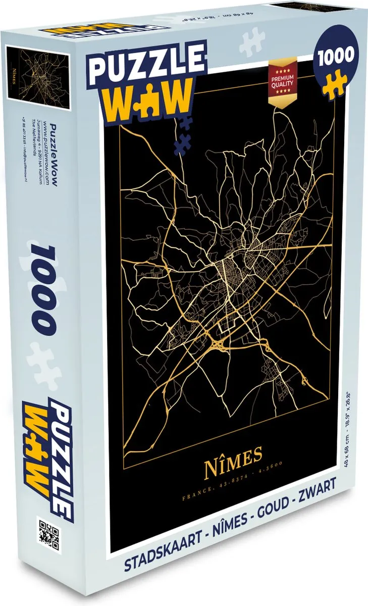 PuzzleWow Nîmes Legpuzzel 1000 Stuks