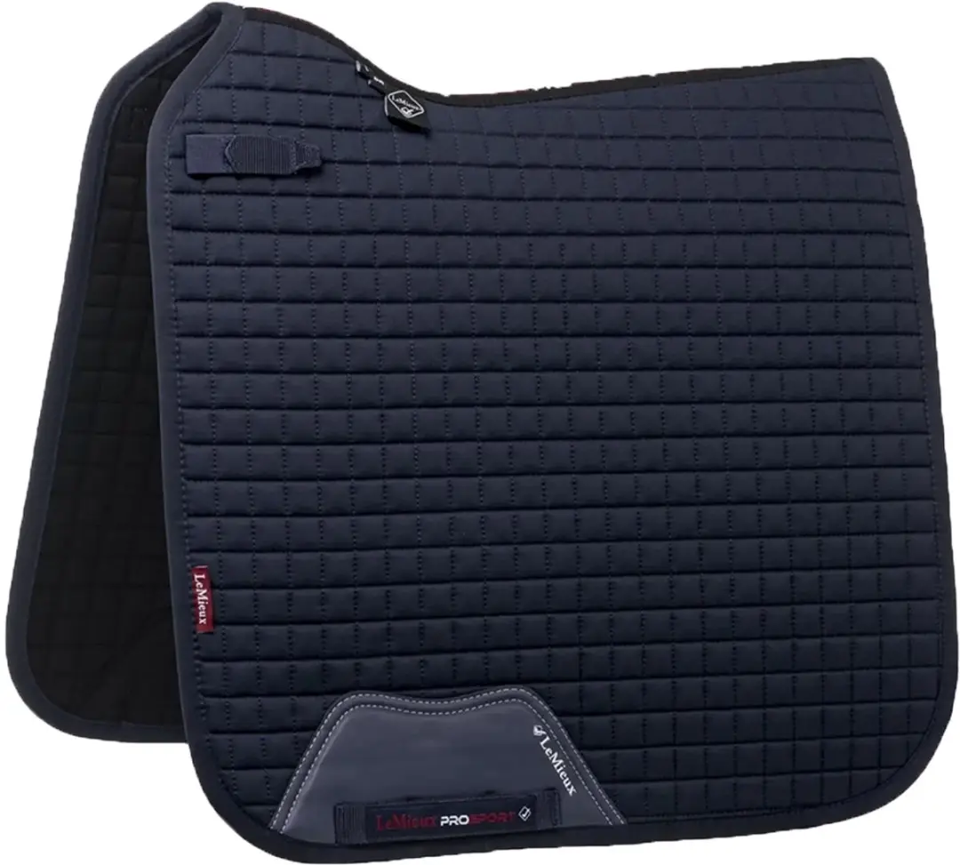 Lemieux Cotton Dressage Zadeldek Full - Donkerblauw - afbeelding 3 van 3