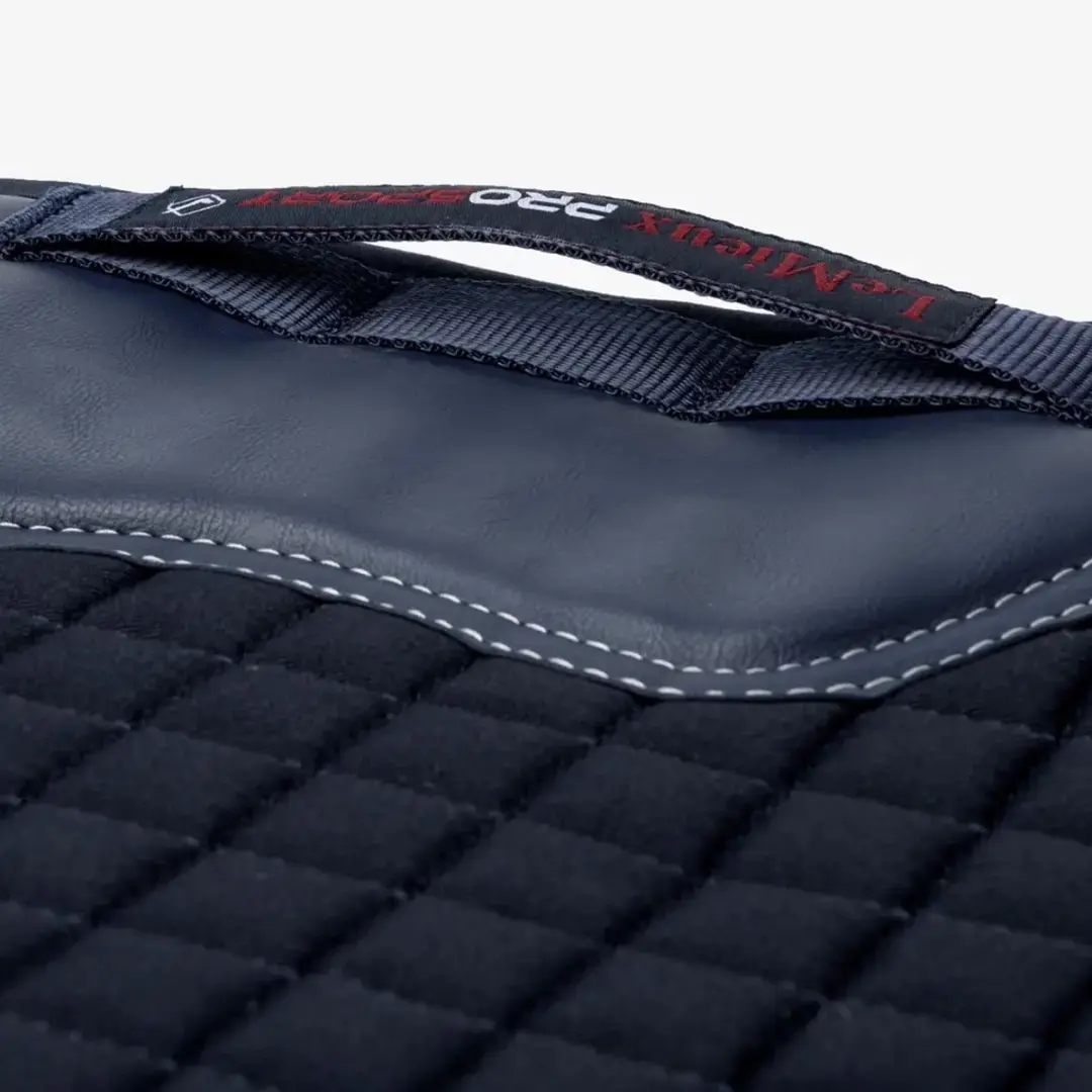 Lemieux Cotton Dressage Zadeldek Full - Donkerblauw - afbeelding 2 van 3