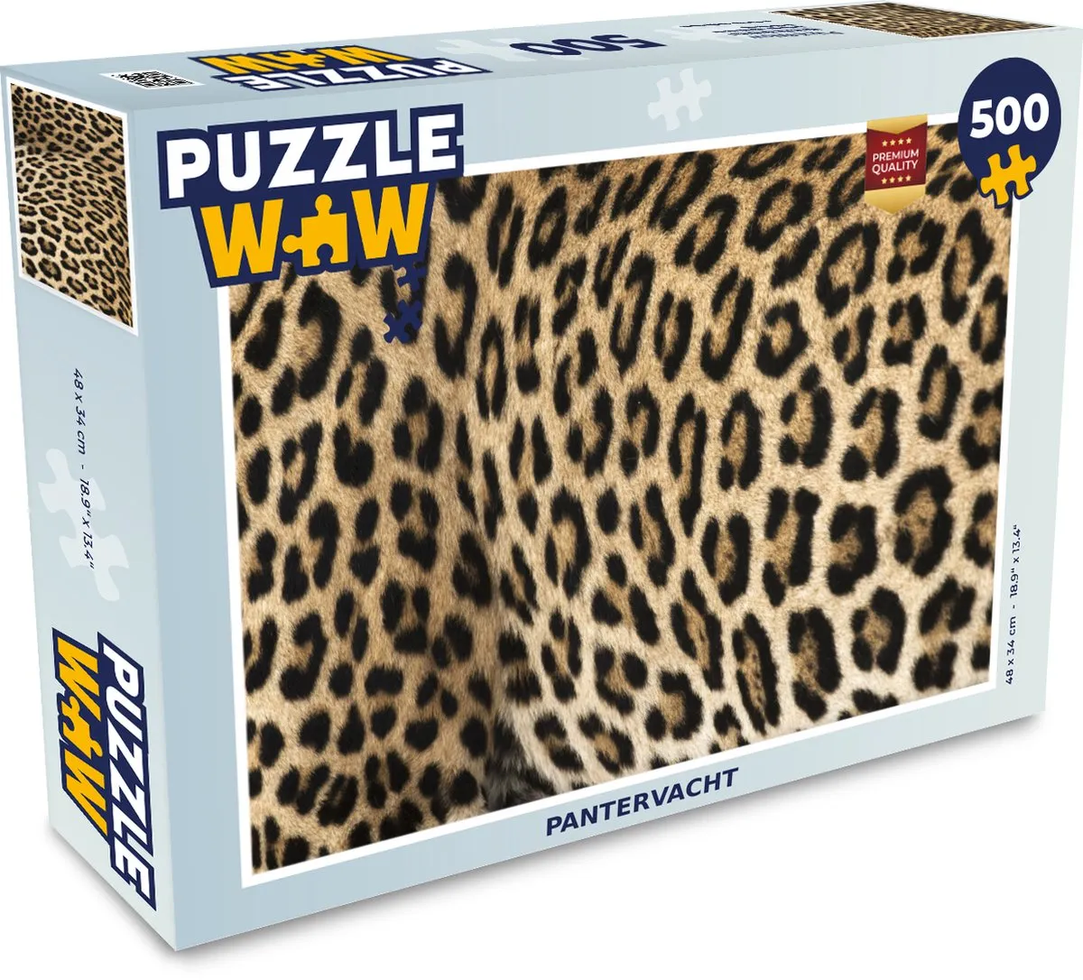 PuzzleWow Pantervacht Legpuzzel 500 Stuks