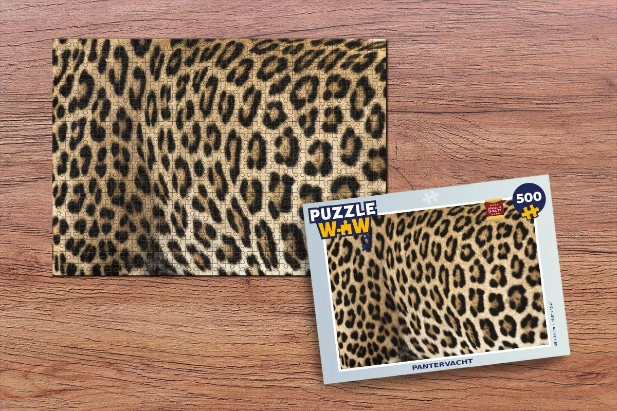 PuzzleWow Pantervacht Legpuzzel 500 Stuks - Multicolor