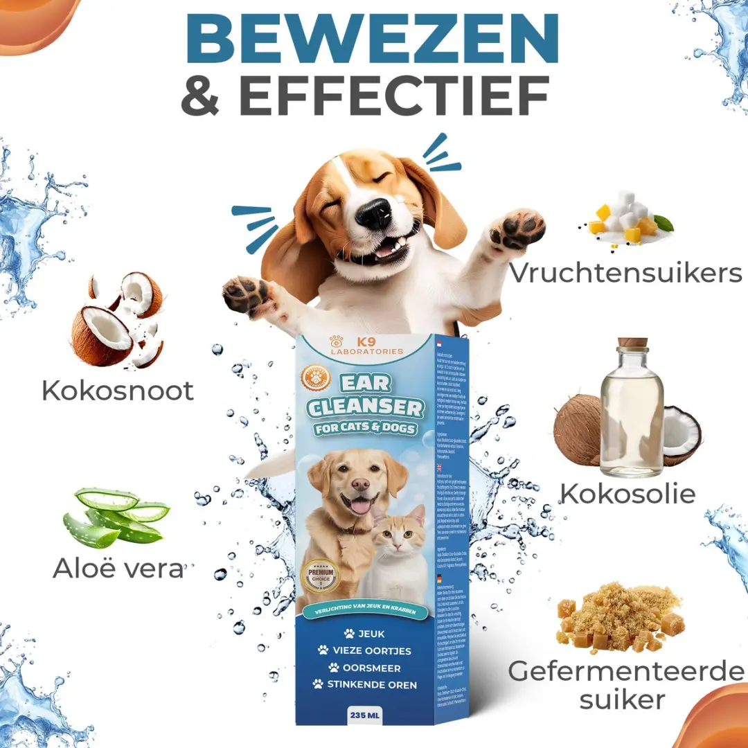 K9 Laboratories Oorreiniger Hond 237ml - afbeelding 3 van 6