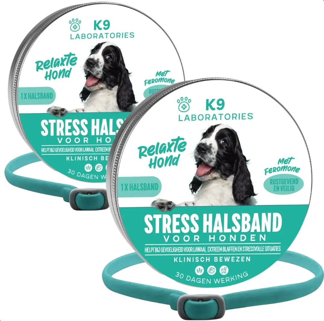 Antistress halsband voor honden