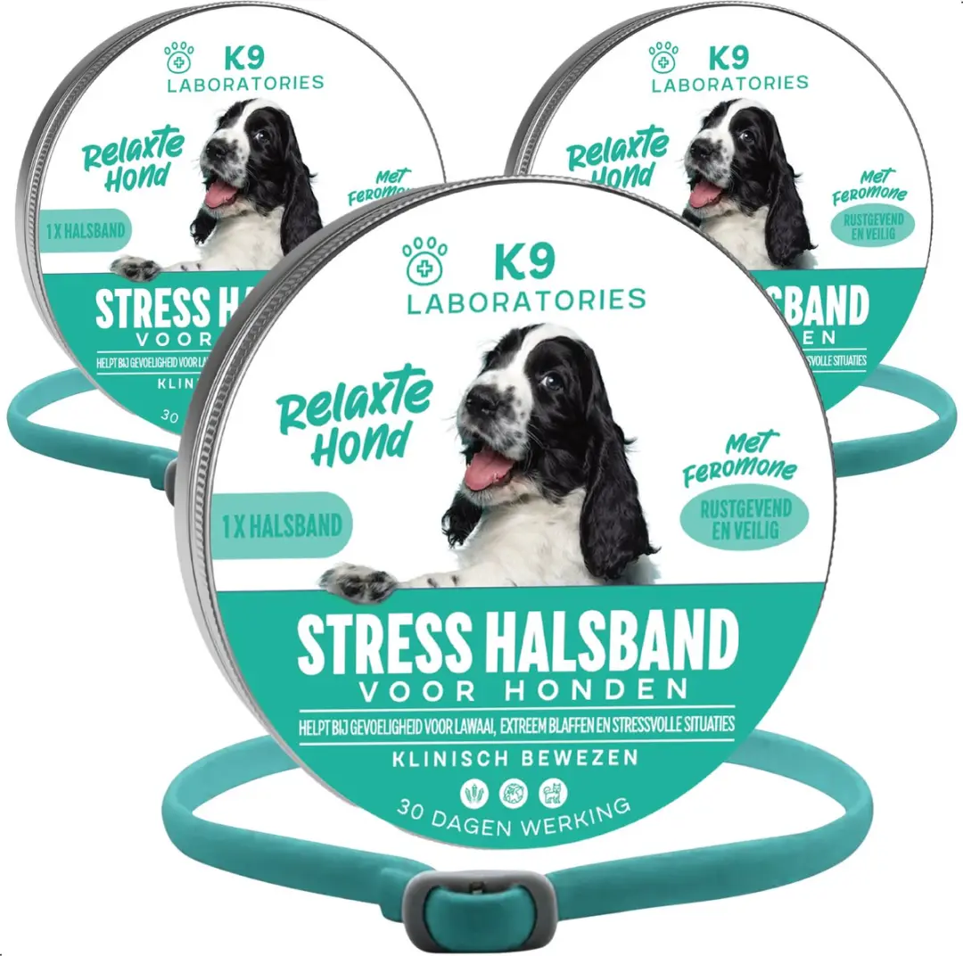 Antistress halsband voor honden