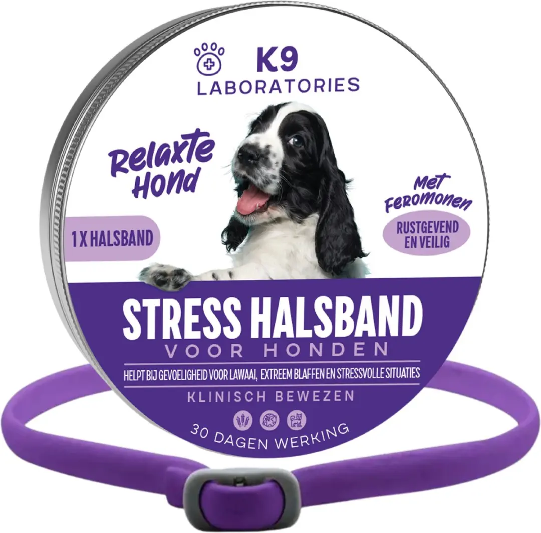 K9 laboratories Anti stress halsband voor honden