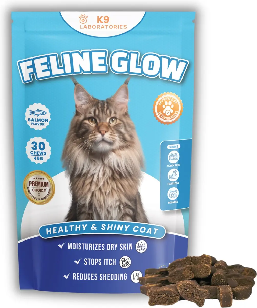 Feline glow vacht supplement voor katten
