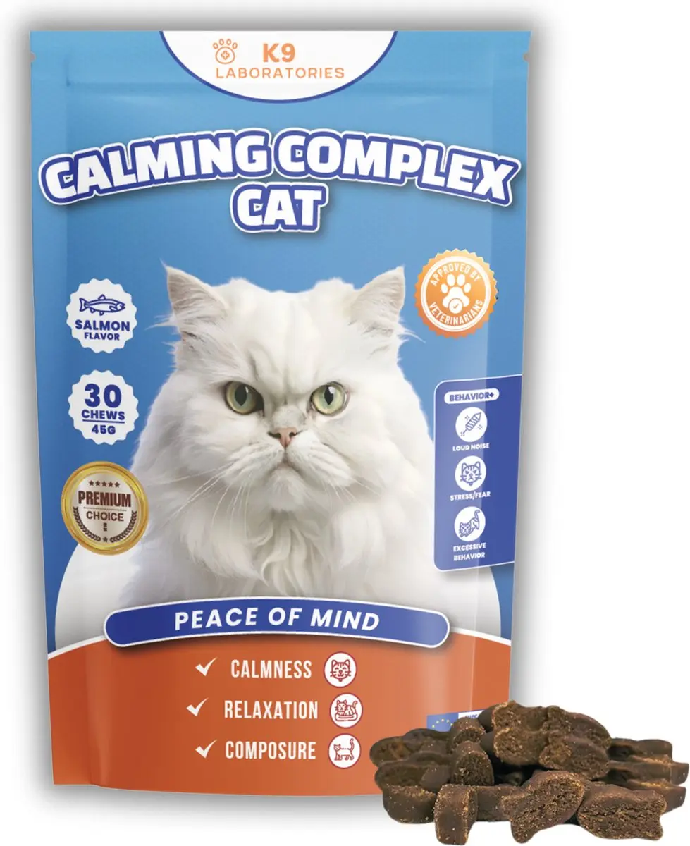 Anti-stress voedingssupplement voor katten