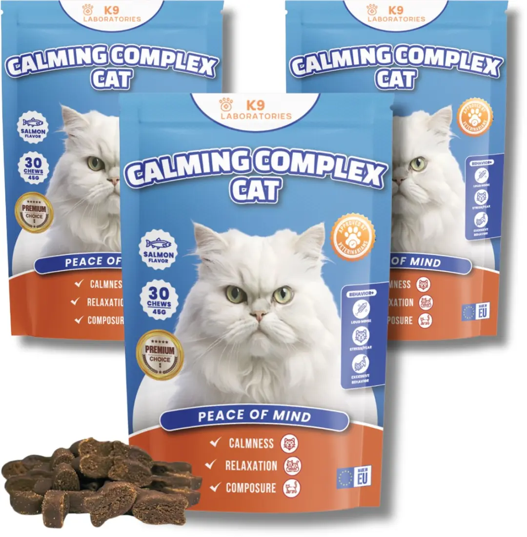Anti-stress voedingssupplement voor katten