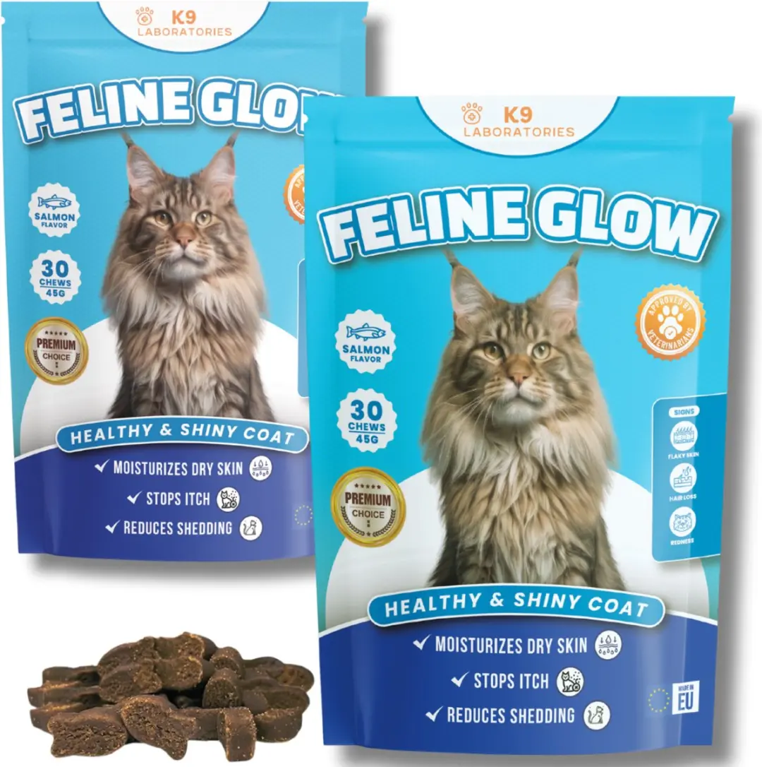 Feline glow vacht supplement voor katten