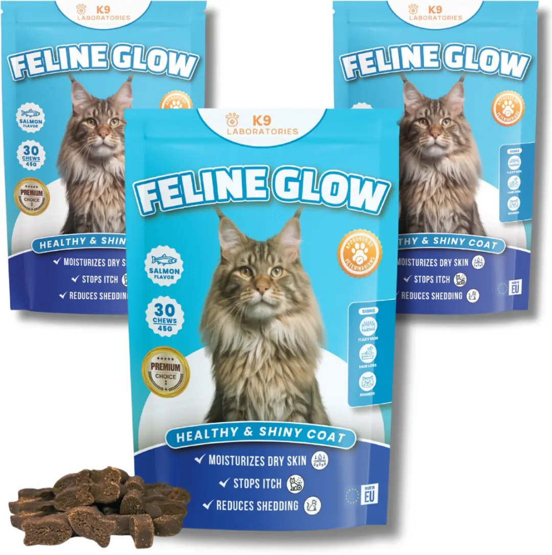 Feline glow vacht supplement voor katten