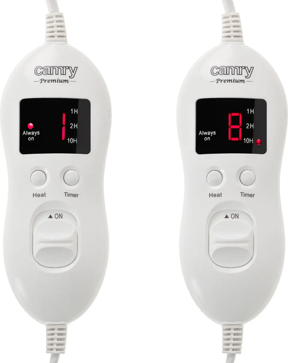 Camry CR 7436 Elektrische Onderdeken 2 persoons - 60W - 8 standen - Bruin - afbeelding 3 van 5