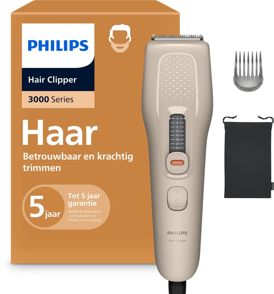 Philips HC3734/15 Tondeuse 3000 Series - 9 Lengtes - Bedraad