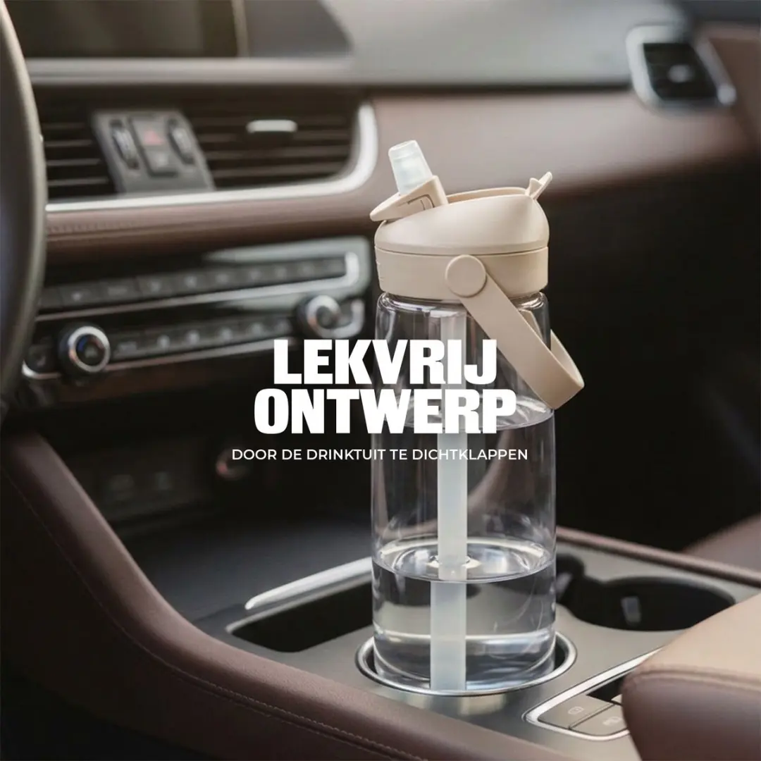 CamelBak Thrive Flip Straw 600ml Drinkfles - Transparant
