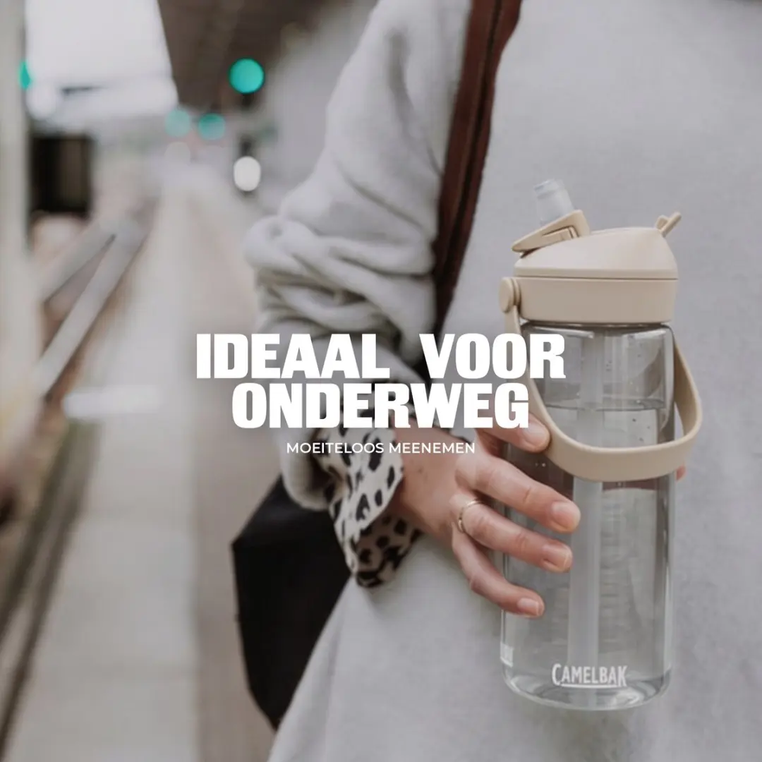 CamelBak Thrive Flip Straw 600ml Drinkfles - Transparant