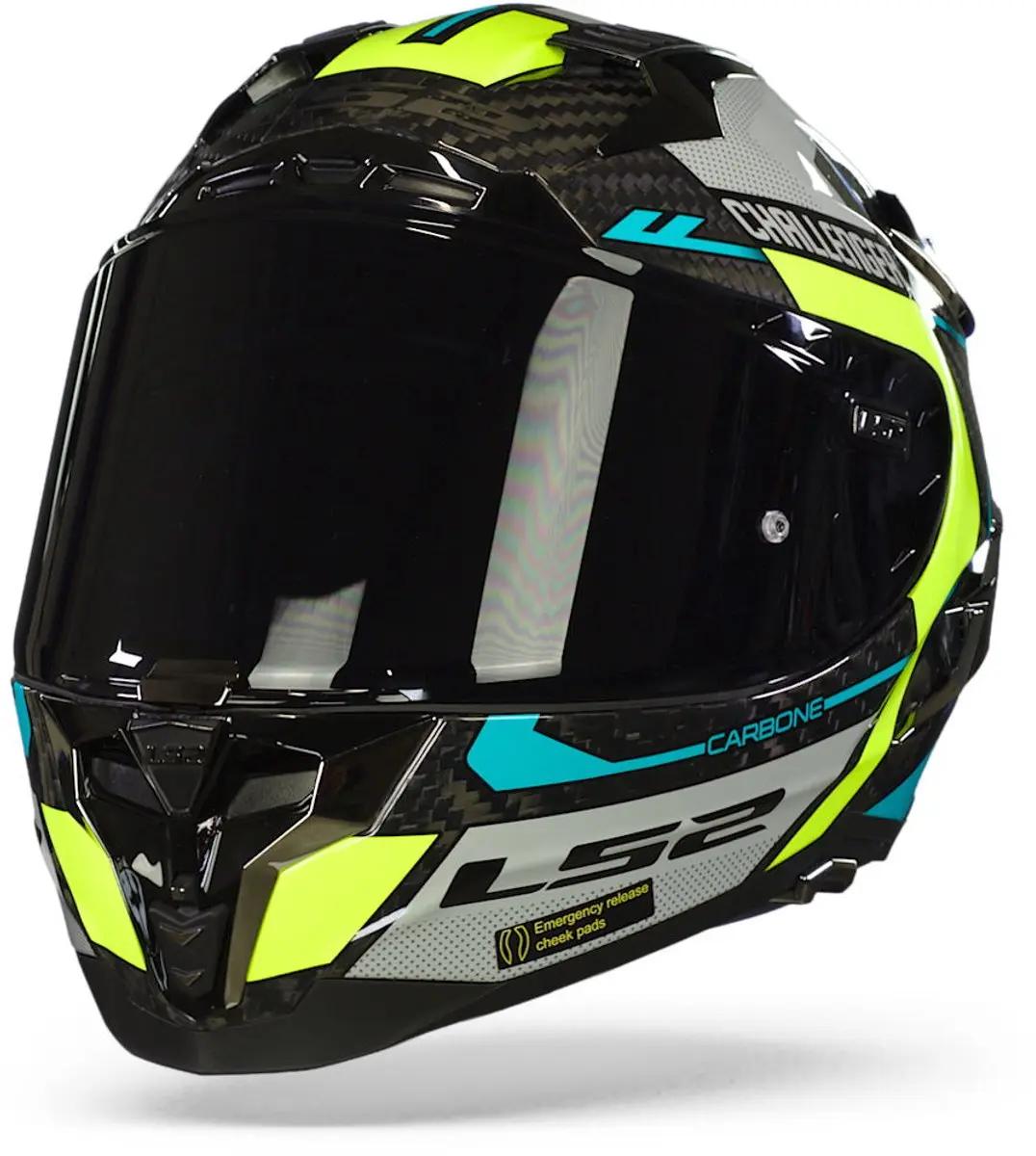 LS2 FF327 Challenger Ct2 Thorn H-V Geel Integraalhelm