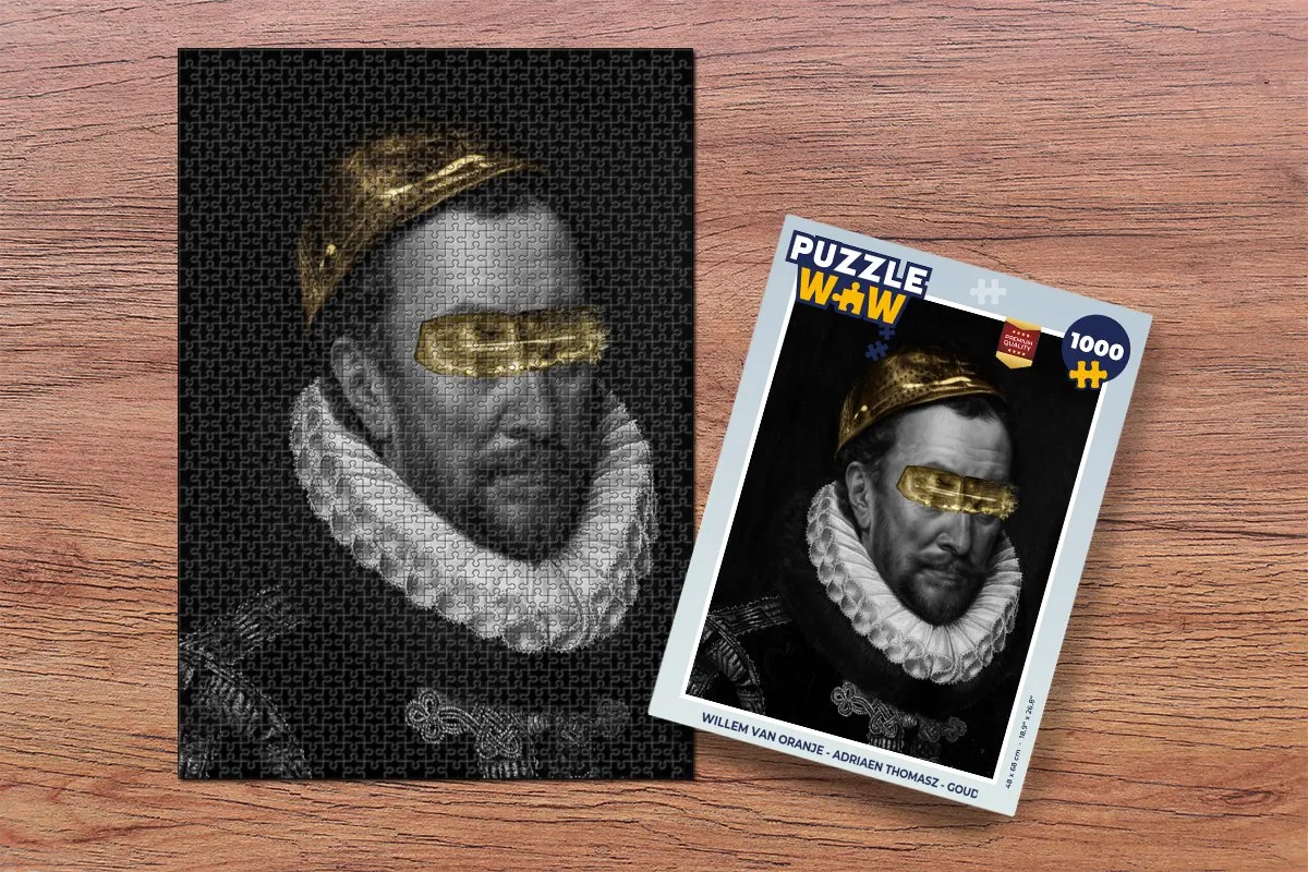 PuzzleWow Willem van Oranje Legpuzzel 1000 Stuks - Multicolor