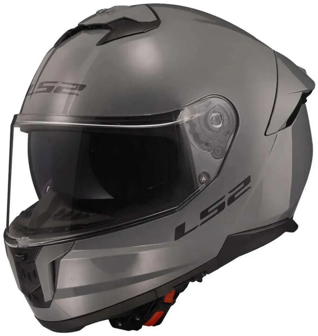LS2 FF808 Stream II Solid Integraalhelm - M - Grijs