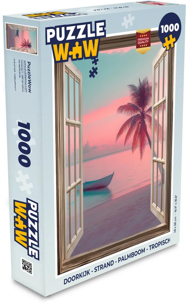 PuzzleWow Legpuzzel 1000 Stuks