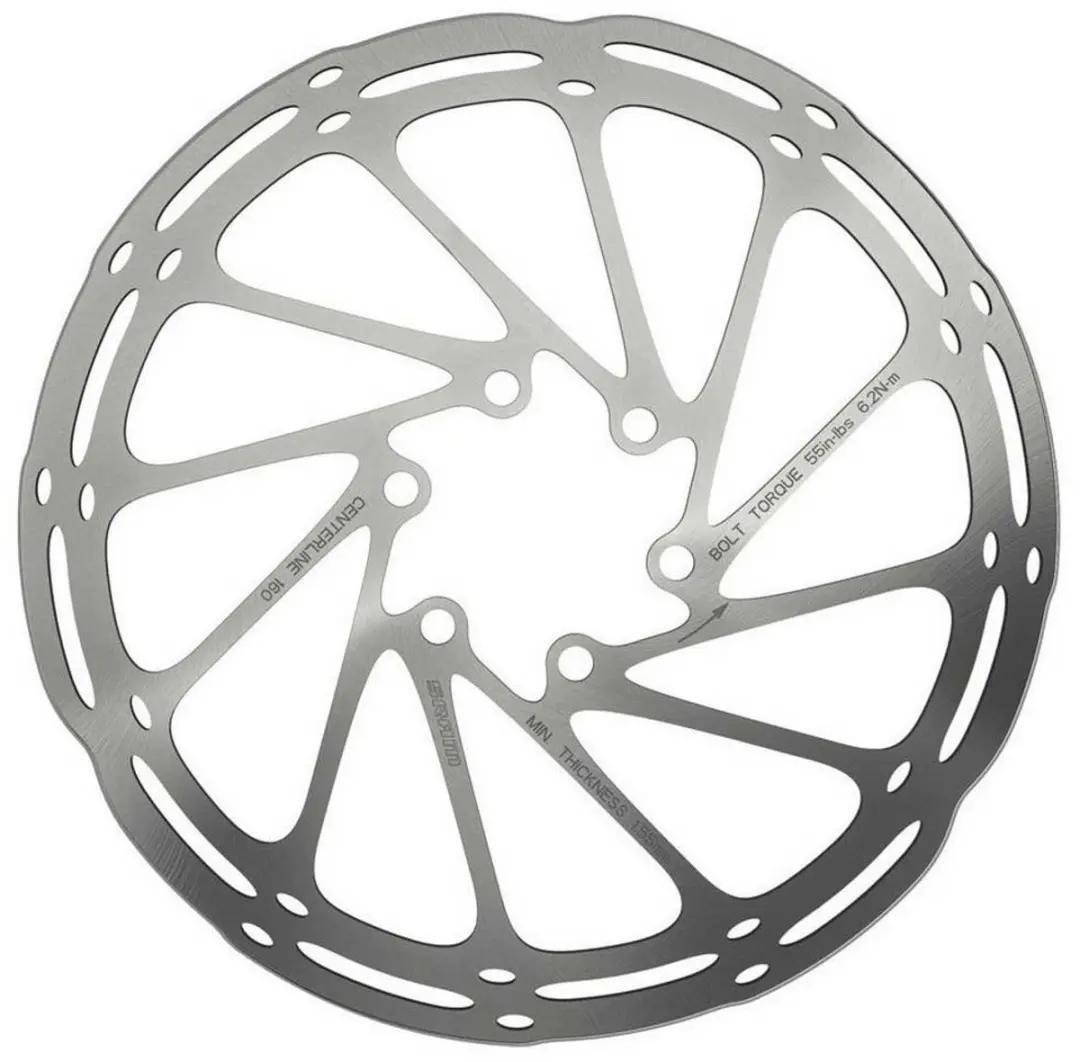 Sram Cl Remschijf Zilver 180 mm