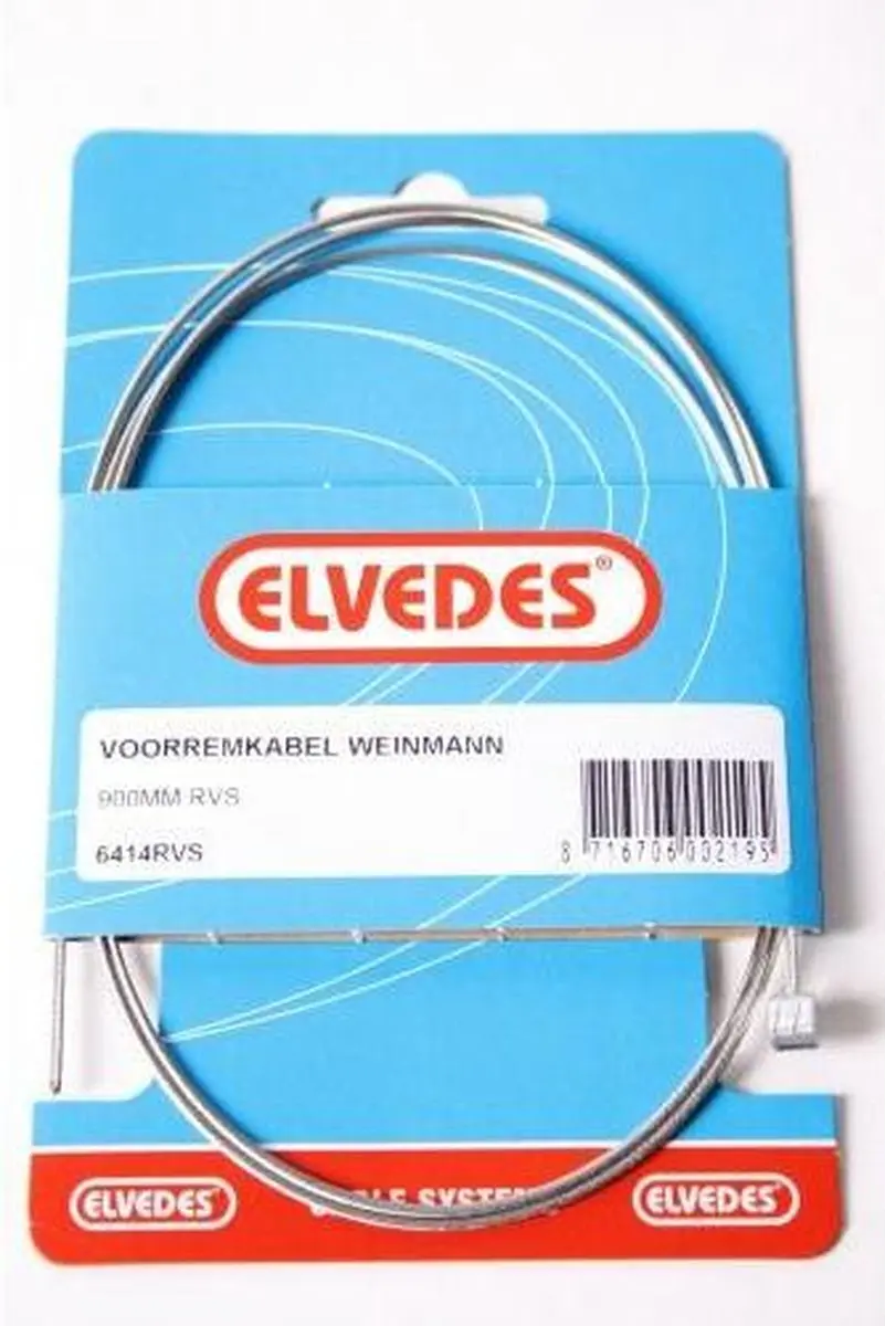 Elvedes Voorremkabel Weinmann 900mm RVS - afbeelding 4 van 6