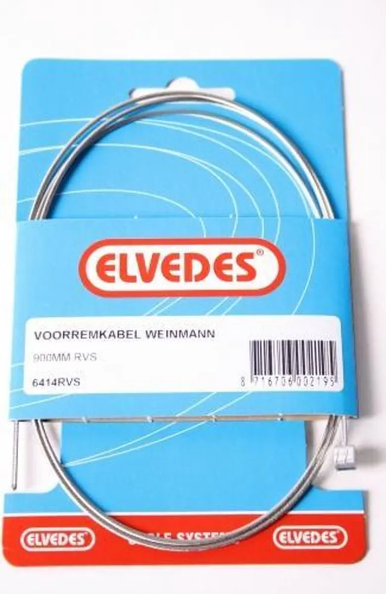 Elvedes Voorremkabel Weinmann 900mm RVS - afbeelding 3 van 6
