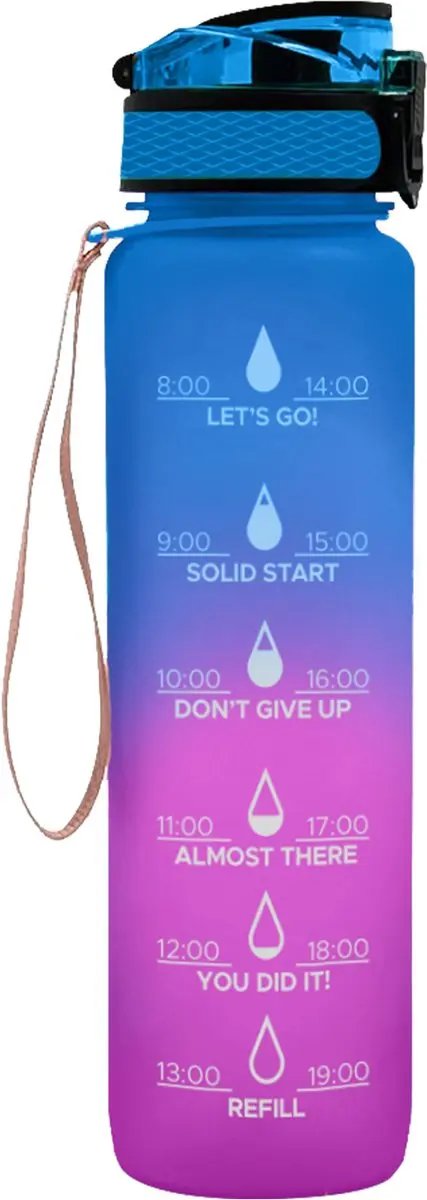 Motivation Waterfles 1L