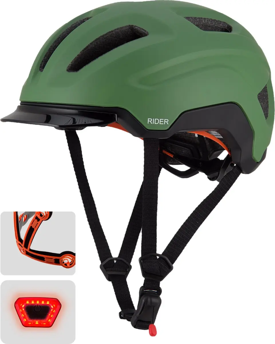 GO-OFF RIDER Smart mat olijfgroen maat S