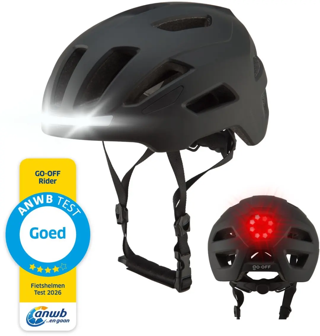 GOOFF® RIDER Fietshelm met Verlichting