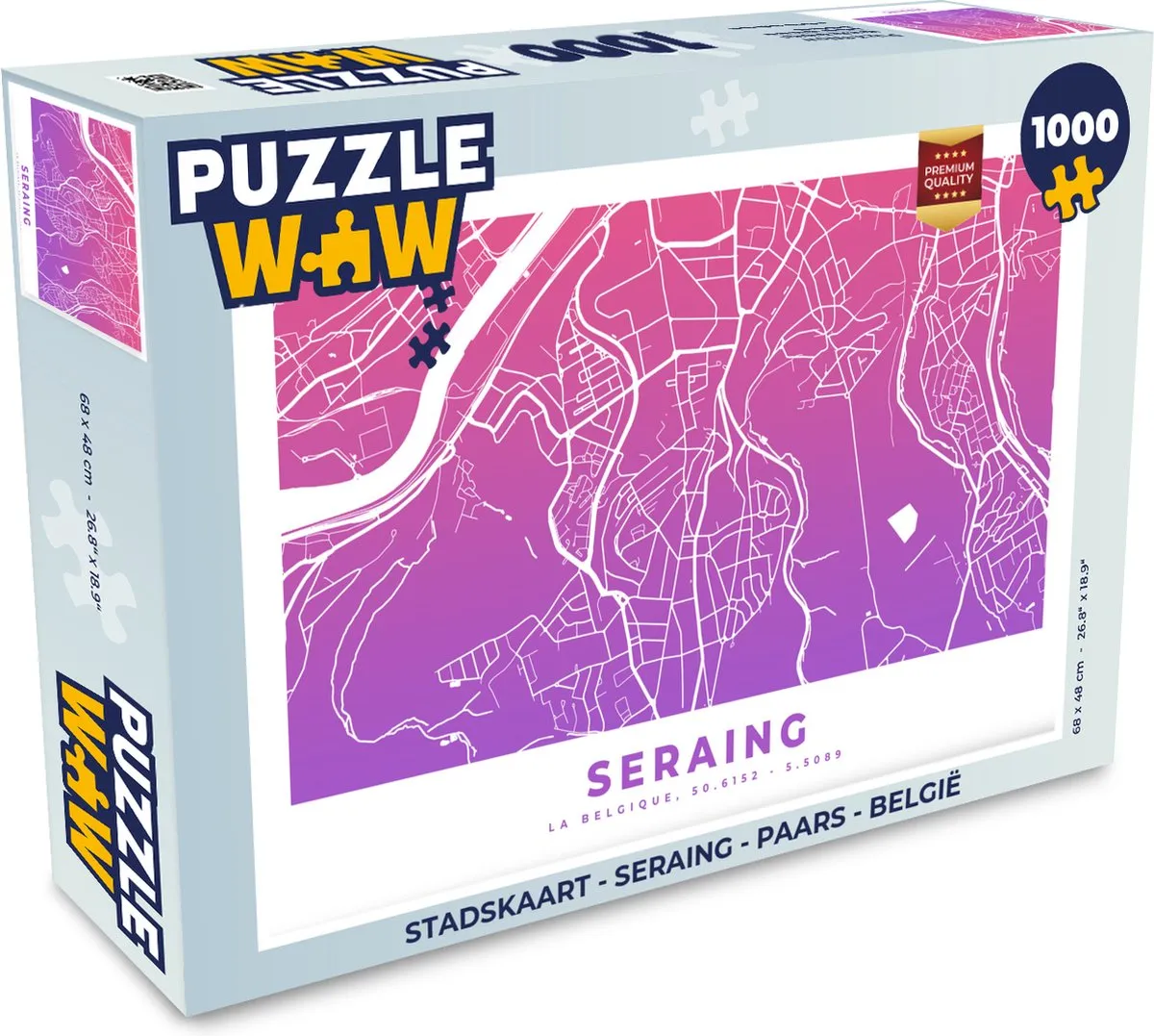 PuzzleWow Seraing Legpuzzel 1000 Stuks
