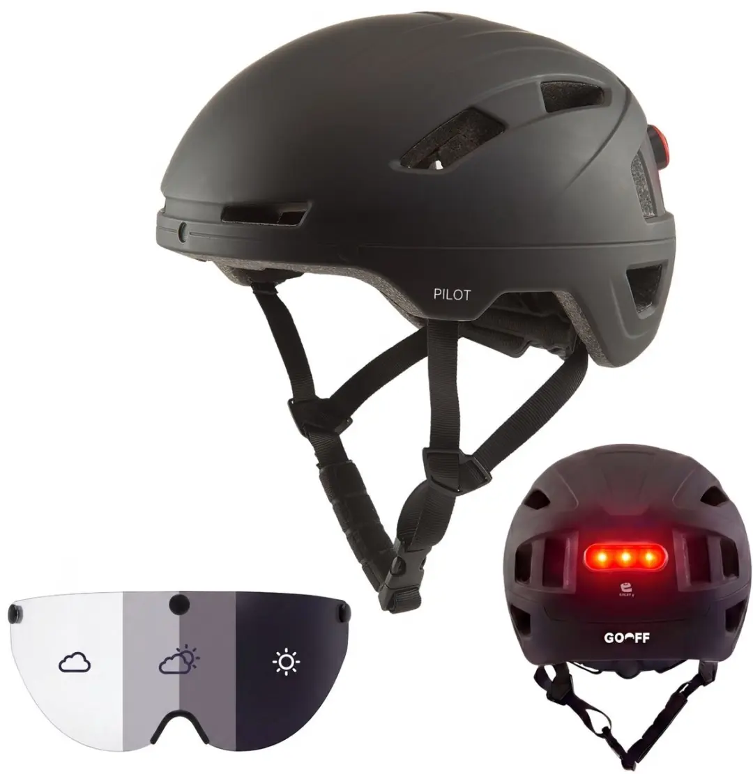 GO-OFF PILOT Fietshelm