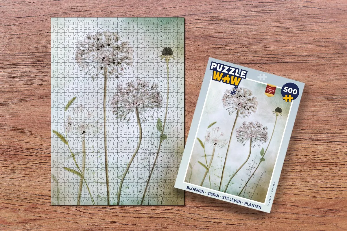 PuzzleWow Bloemen Legpuzzel 500 Stuks - Multicolor