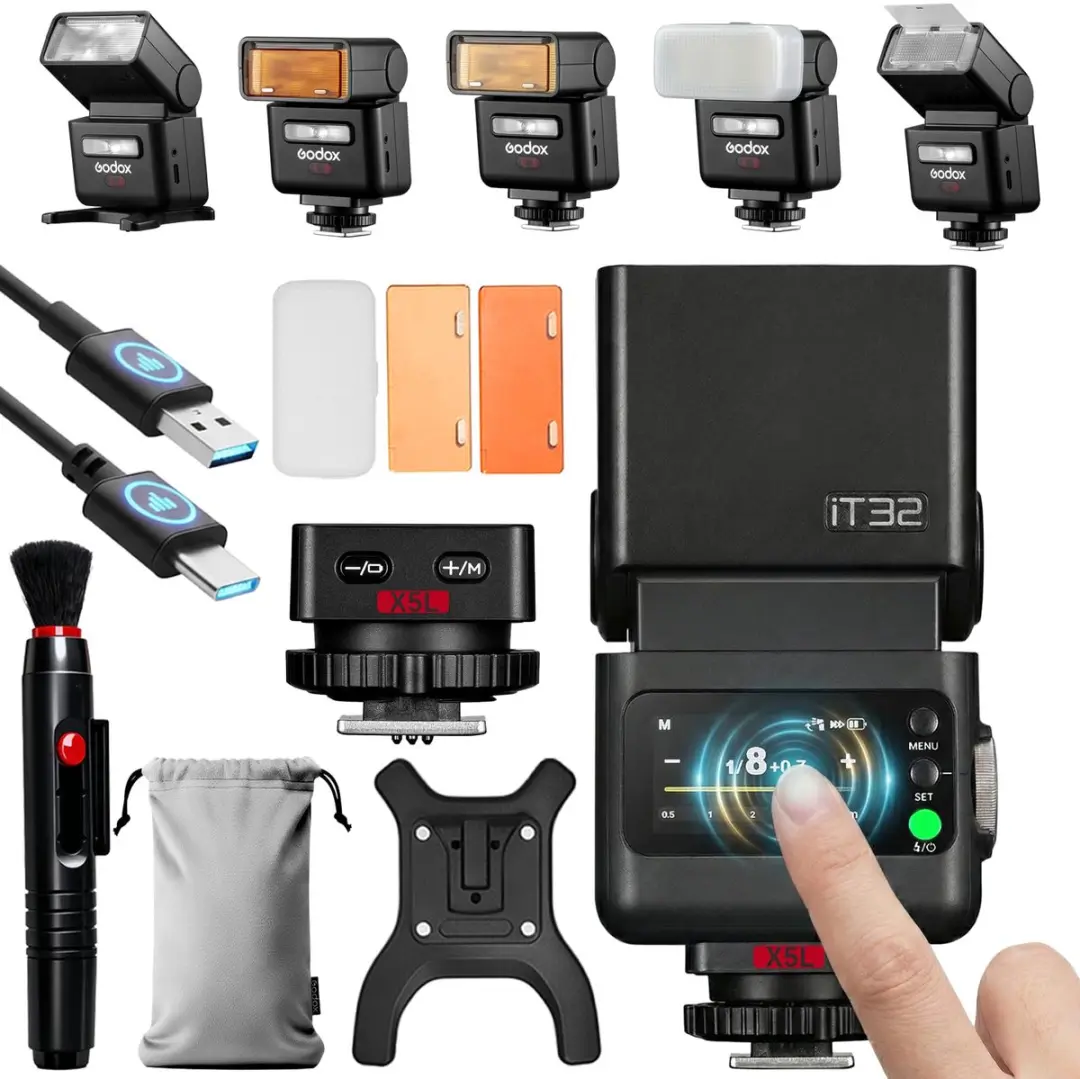 Godox iT32 TTL Cameraflitser met X5-L Trigger, Compatibel met Leica