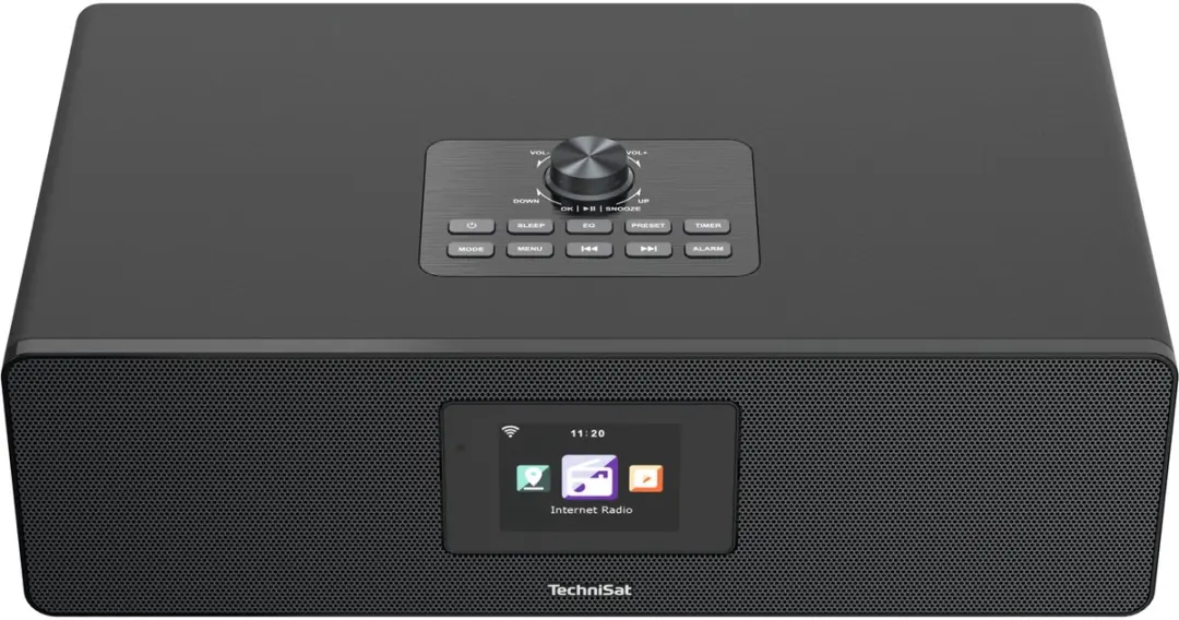 Technisat Classic 500 IR DAB+ Internetradio - 2x10W - Zwart - afbeelding 3 van 5