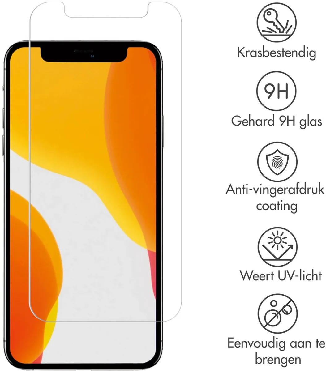 Selencia SH00007711 Screenprotector - iPhone 12 Mini - Gehard glas