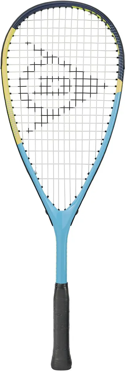 Dunlop- Squash Racket- Tristorm Jr 25- Cyan/Yellow/Dark Blue
