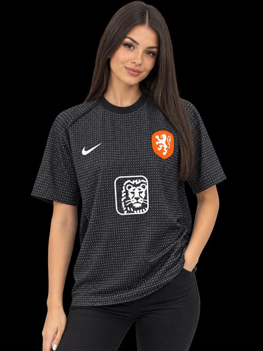 Nike Nederland OranjeLeeuwinnen Pre-Match Trainingsshirt voor dames maat M