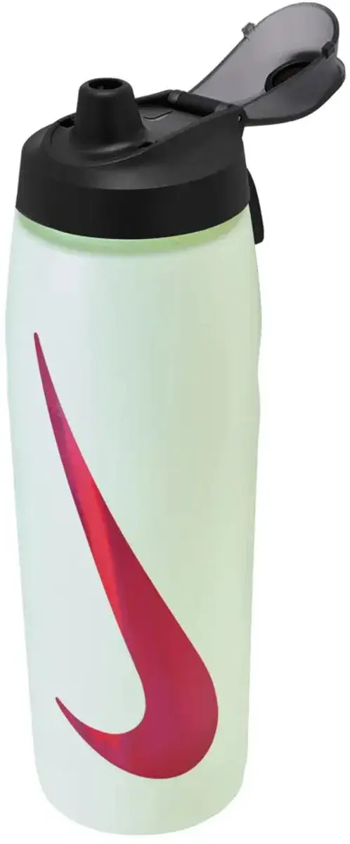 Nike Bidon Refuel Locking Lid 0.7L - Beige/Rood