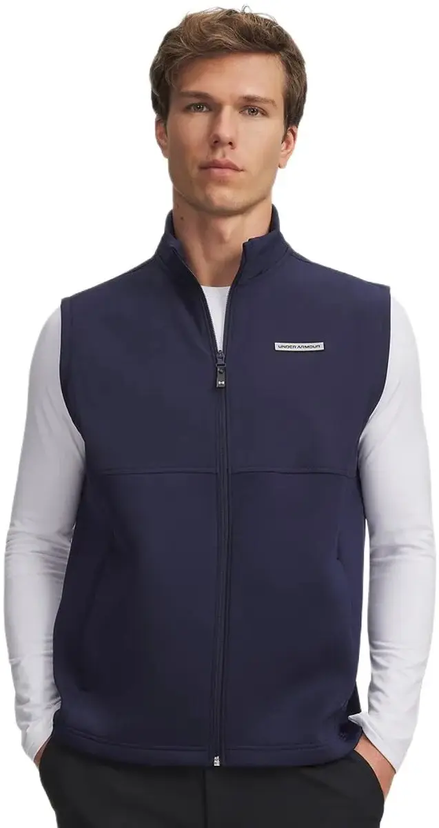 Under Armour Golf Drive Pro Hybrid Vest Blauw M Man