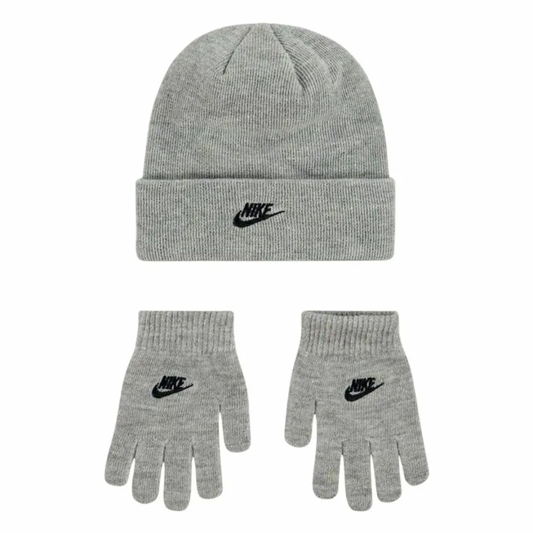 Muts en Wanten Nike Club Grijs