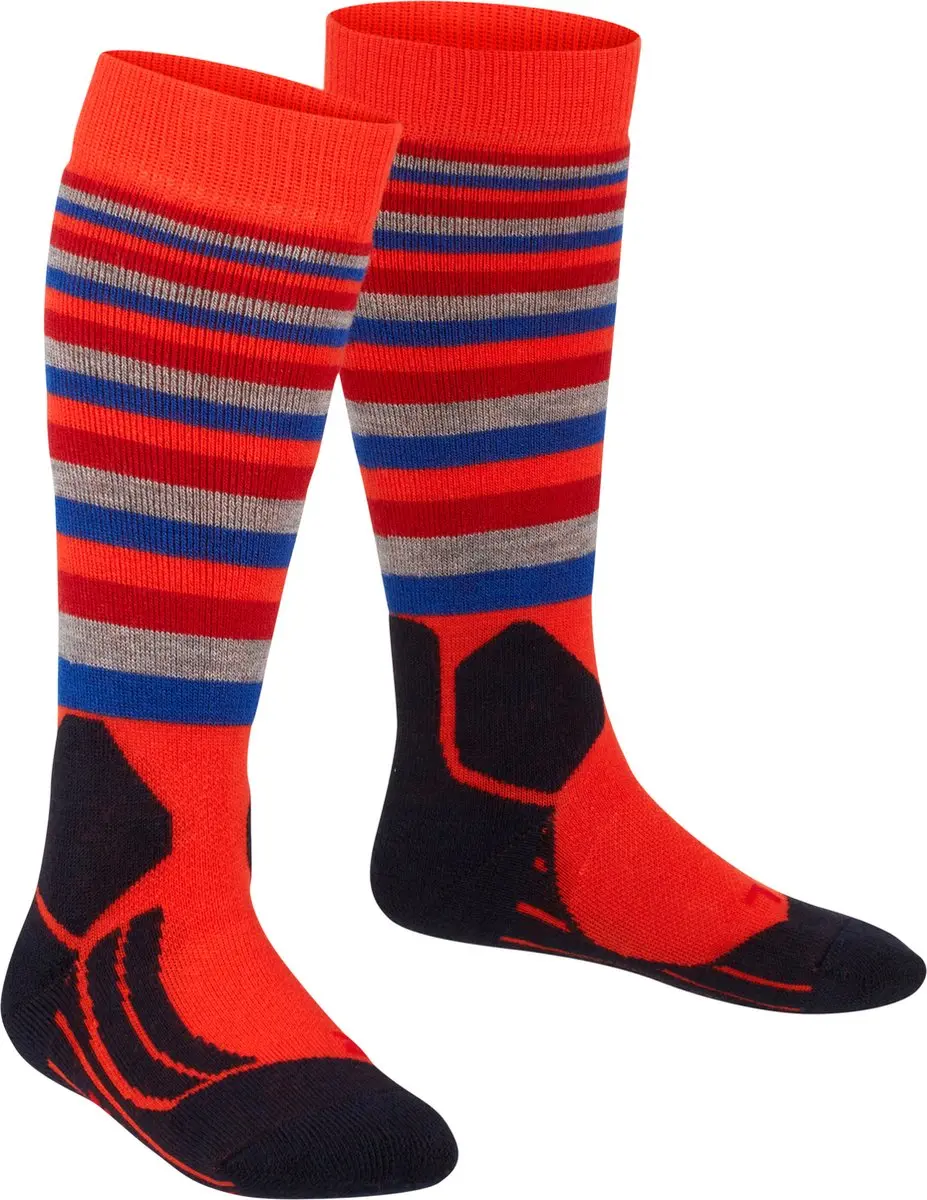 Falke SK2 Stripes Skisokken Kinderen - 27-30 - Oranje - afbeelding 6 van 6