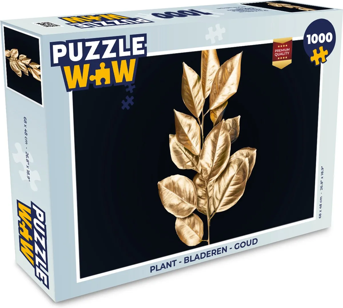 PuzzleWow Plant Bladeren Legpuzzel 1000 Stuks - Multicolor